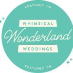 Featured on Whimsical Wonderland Weddings blog